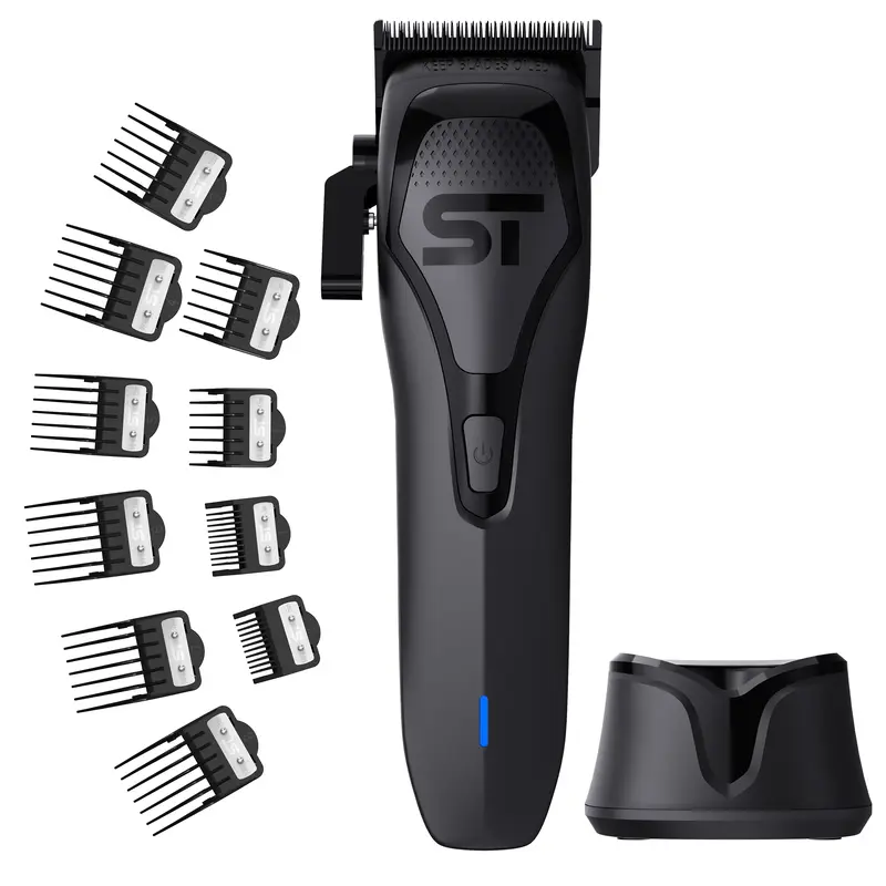 DARKSTAR 72 Professional Barber Hair Clipper Set - Lightweight, Smooth, 12,000 RPM Vector Motor, 180 Min Runtime, USB Rechargeable Clipper, Barber Equipment
