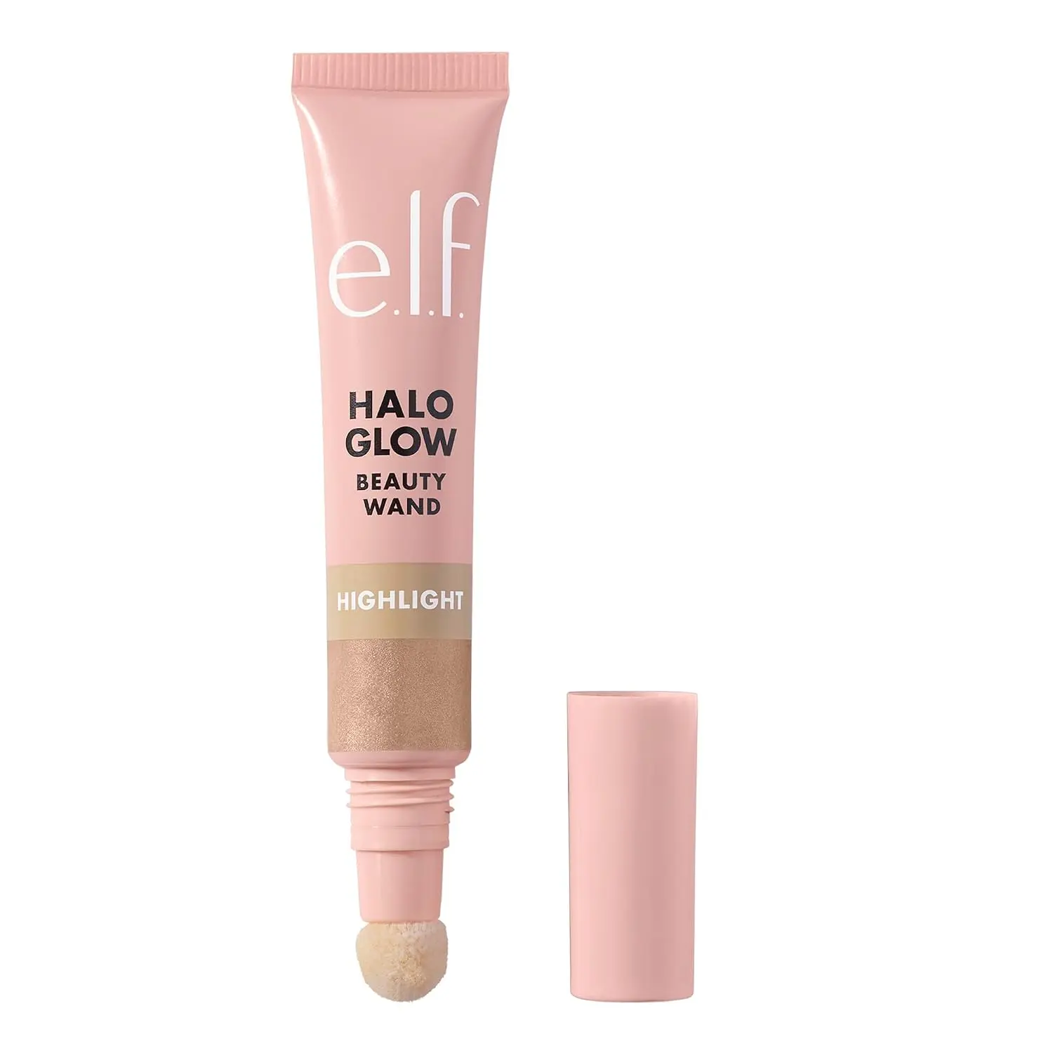 Liquid Highlighter Beauty Wand with Cushion Tip, Champagne Shimmer Radiant Glow Face Illuminator