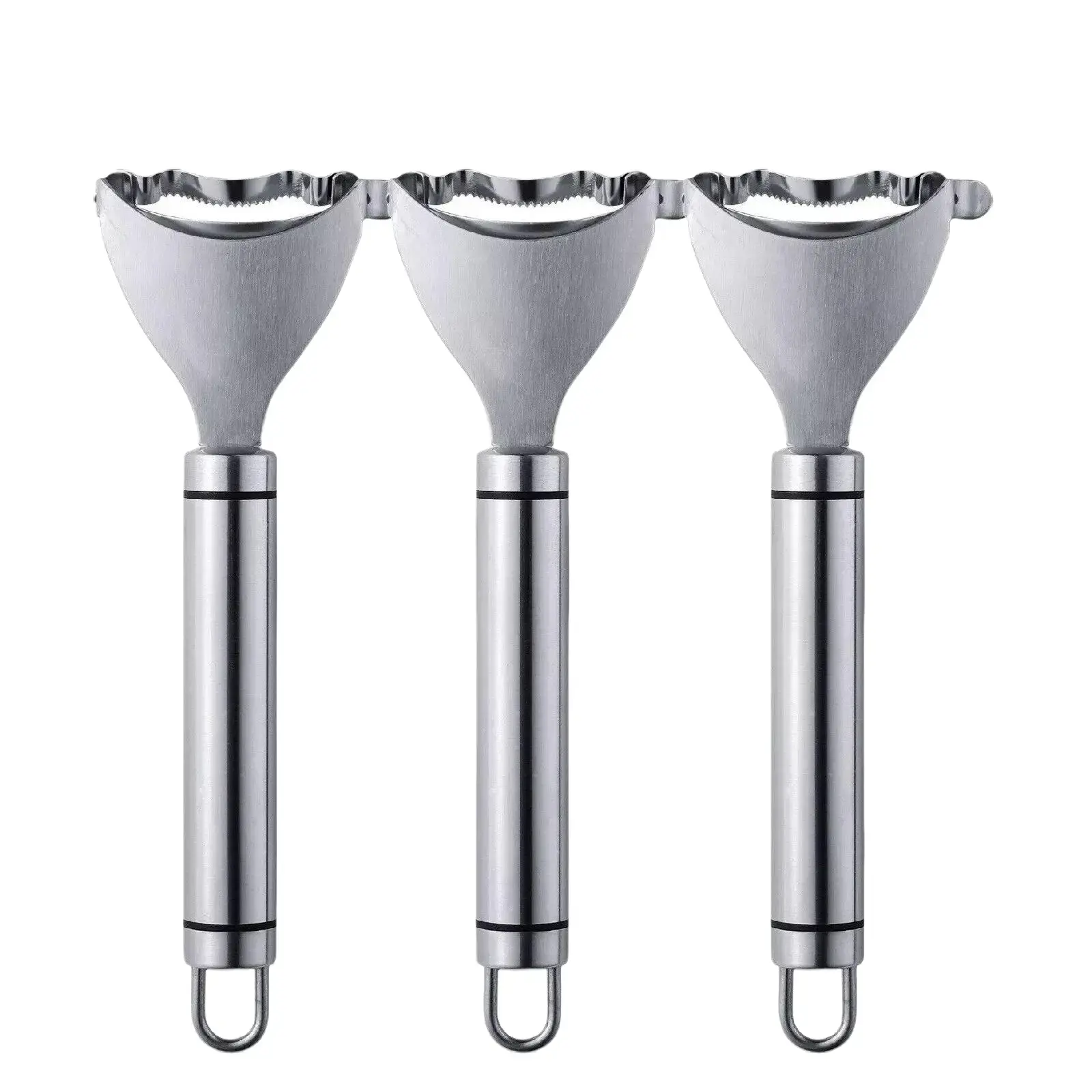 3PCS Heavy-Duty Stainless Steel Corn Cutter Peeler – Sharp Labor-Saving Cob Stripping Slicer, Multi-Purpose Veggie Cutter & Fruit Separator, Rust-Resistant Kitchen Utensil for Home Food Prep, Ergonomic Comfort Grip, Dishwasher Safe, Essential Cooking Tool