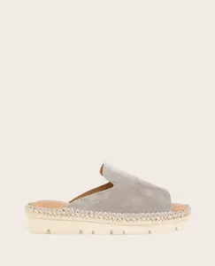 GENTLE SOULS - Leilani Suede Platform Slip On Sandal
