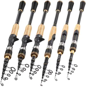 Sougayilang 5.9-6.9ft Portable Fishing Rod - Carbon Fiber Telescopic Pole for Bass, Trout, Crappie - High Performance Durable Outdoor Fishing Gear