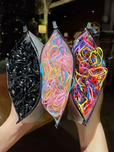 Rubber Hair Bands Non-Impact High Elasticity Durable Kindergarten Baby Use Disposable Hair Accessories Headwear Hair Accessories Set