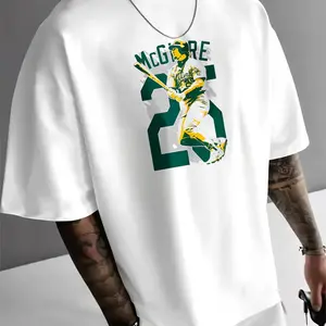 This limited-edition McGwire baseball T-shirt is the perfect choice for sports fans. Made from 220g pure cotton with a heat-transfer print, it’s perfect for jogging or working out. This unisex T-shirt is suitable for both men and women.