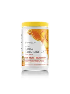 Beyond Tangy Tangerine BTT 2.5 Peach Powder Fruit Drink with Vitamin A, C, D3, E, B-Complex, Calcium, Iron, and Zinc for Health care and Fitness