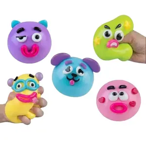New Smushers Curiosities Face Swap Dog Squishy Toy - Soft Slow-Rising Sensory Fidget Toy for Adult Stress & Anxiety Relief