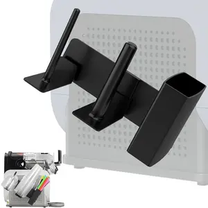 Slushie Machine Cup Organize - Cup Organizer for Ninja Slushie Machine FS301 & FS300, 3-in-1 Side-Mounted Holder for Cups, Lids & Straws