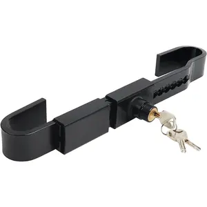 Adjustable Shipping Container Lock, Cargo Door Lock, Heavy Duty Steel Trailer Box Lock with 2 Keys