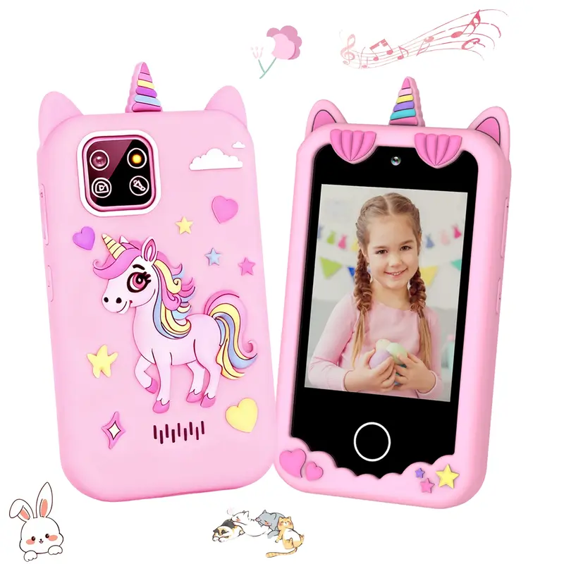 Kids Toy Smartphone – Touchscreen With Camera & Games For Toddler Boys Girls