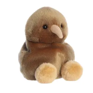 Aurora Adorable Palm Pals Kiri Kiwi Stuffed Animal - Fun Collectible Plush for Kids and Adult Collectors - Perfect for Decorating Rooms and Birthday Gifts - Brown 5 Inches
