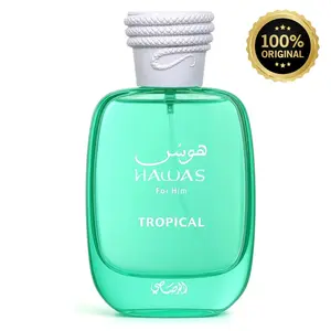 Rasasi Hawas Tropical for Men Eau de Parfum Spray, 3.4 Ounce tiktokshopspringglowup