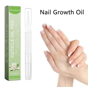 Nail Growth Oil For Strength and Moisture,Organic Nail Care,Strengthening, Brightening and Moisturizing - Nail Vitamin Essentials( Strawberry & Orange & Blueberry & Jasmine & Lemon & Apple flavors)