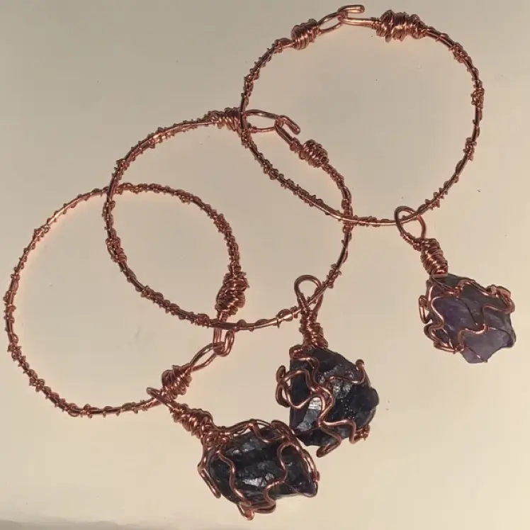 Amethyst Crystal Bracelet Amethyst Crystal Bracelet