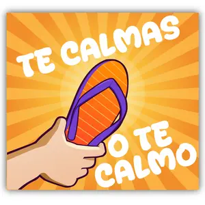 Te Calmas O Te Calmo Sticker Decal Spanish Adult Humor Pegatina Eco-Friendly Ink Made in USA Gift Idea
