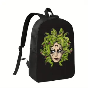 Custom Girls Backpack for School Kids Boys GIfts Customized Large Travel Backpack Durable Nylon Large Capacity Travel Backpack for Men Adjustable Straps, Multi Compartment Business and School Bag, Black, Backpack for Travel