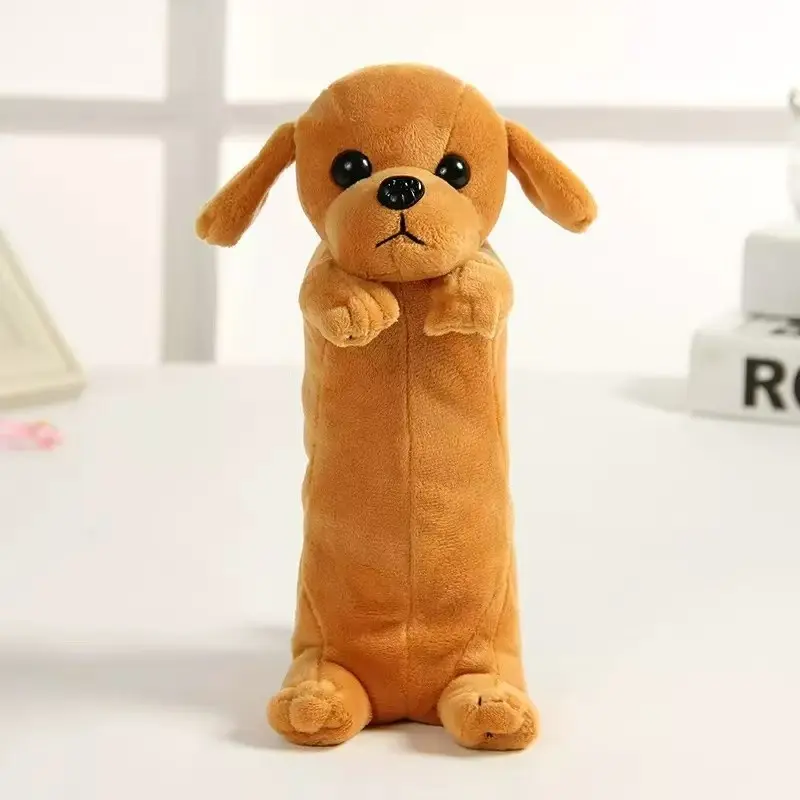 Creative & Cute Dog-Themed Pencil Case — Large Capacity, Simple, Funny, and Unique Stationery Pouch for Students — Portable & Humorous Puppy-Lookalike Pen Bag
