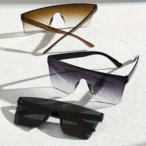 3PCS Men’s Polycarbonate Frame Glasses – Anti-Glare Lenses for Everyday Wear