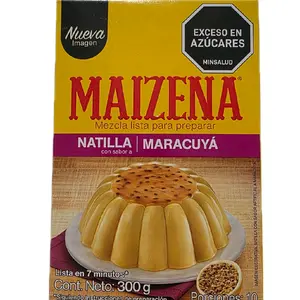 Maizena Maracuya Flavored Natilla Mix 300g - Ready to Prepare Dessert Mix for 10 Servings Baking