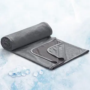 Summer Cooling Blanket for Night Sweats Absorbs Heat to Keep Adults Cool on Warm Nights, Q-Max 0.5 Cooling blankets for Hot Sleepers