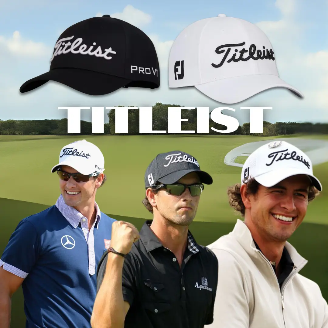 2-Pack Titleist Tour Performance Golf Hat, Black/White, Sports & Outdoor Accessory