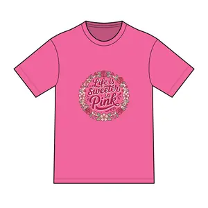 Life's Sweeter in Pink T-Shirt