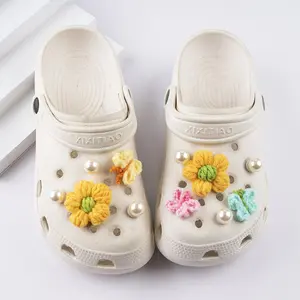 Cute Shoes Charms for Women - Garden Shoe Charms with Flower & Butterfly Designs, Perfect for Party, Birthday Gifts, Outings & Daily Wear - Christmas Gift