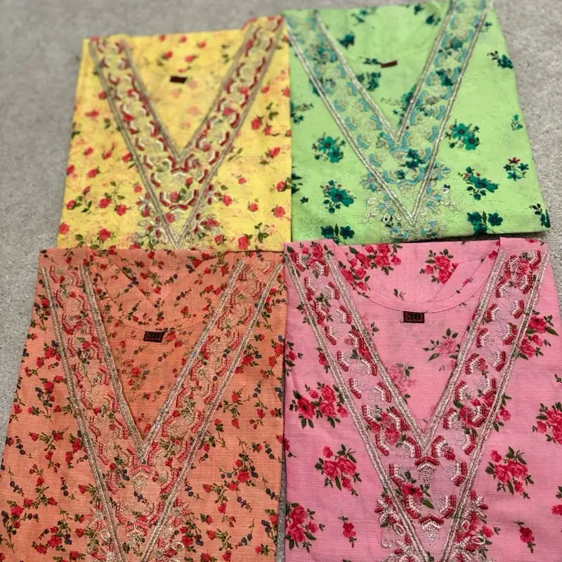 Viral V neck cotton Kurti only