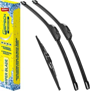 3 Wipers Replacement for Cadillac CTS 2014 2013 2012 2011 2010，Original Equipment Windshield Wiper Blades 22"+19"+12" (set of 3) J hook