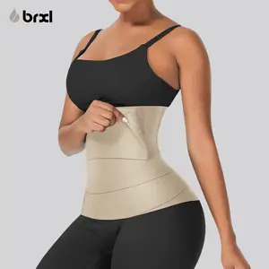 BRXL【Discount for live】Waist Trainer for Women Trimmer Belt Waist Cincher Tummy Wrap Plus Size Snatch Me Up Bandage Body Shaper