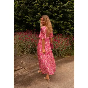 Floral Pink Daphne Dress