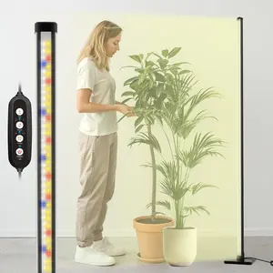 Grow Lights for Indoor , 36W Vertical  Grow Lights with Auto-Timer, Full Spectrum LED Standing  Grow Light, 3 Light Modes, 6-Level Dimmable (60in)