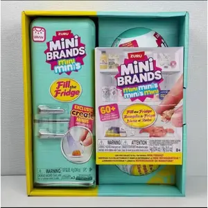 New ZURU Mini Refrigerator Blind Box Mini Toy Set Great Baby House Scene Playable And Gift For Children