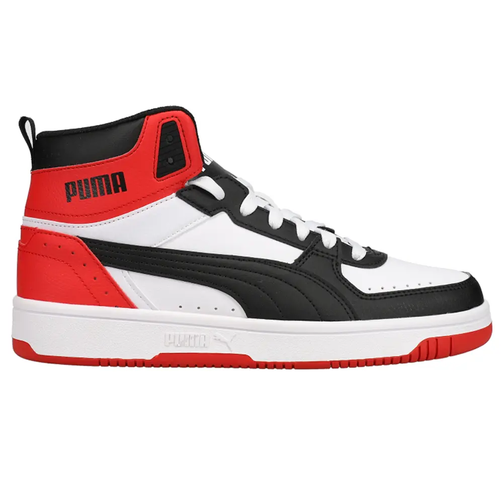 PUMA Mens Rebound Joy Lace Up Sneakers Shoes Casual - White