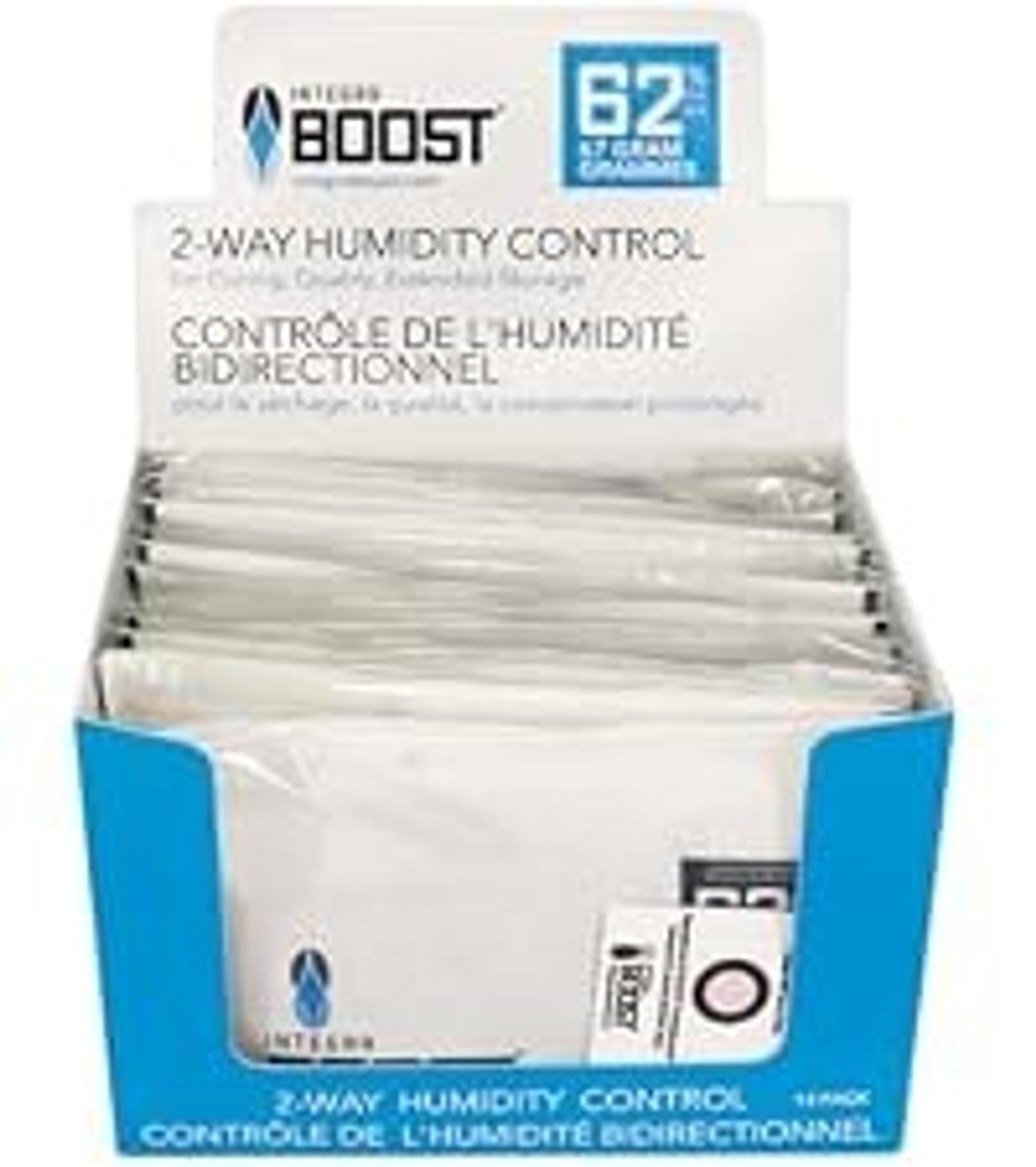 Integra Boost 62% RH, 2 Way Humidity Control Packs – 8g Size for Storing Up to 1oz – Pack of 6 Moisture Absorbers for Small Jars & Containers – Humidifier Packets for Herbs & Spices in Resealable BagGift