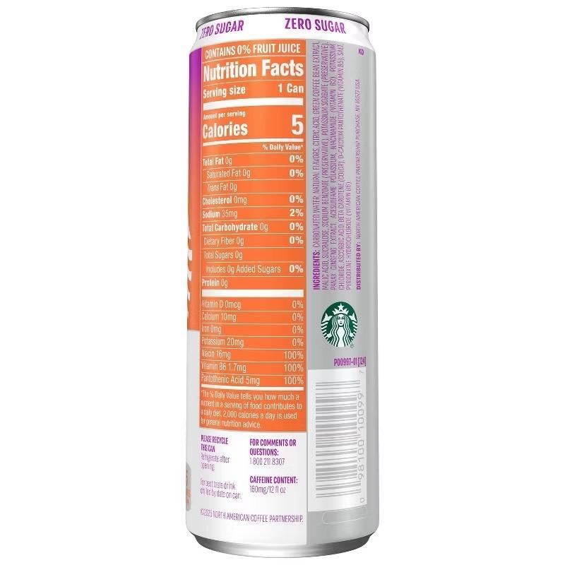 Starbucks Iced Energy Watermelon Twist 12 fl oz Can Beverage Drink Sport Sugar