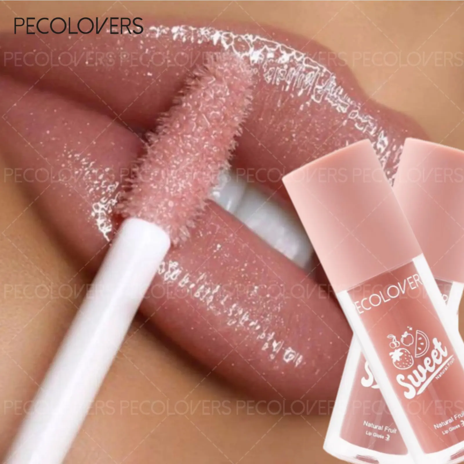 Moisturizing Cloudtint Lip Gloss in Nude Shades - Long-lasting, Waterproof and Hydrating Lip Gloss for Perfectly Plump Lips - High-shine Hydrating, Lip Cosmetics, Glossy Cosmetic Makeup