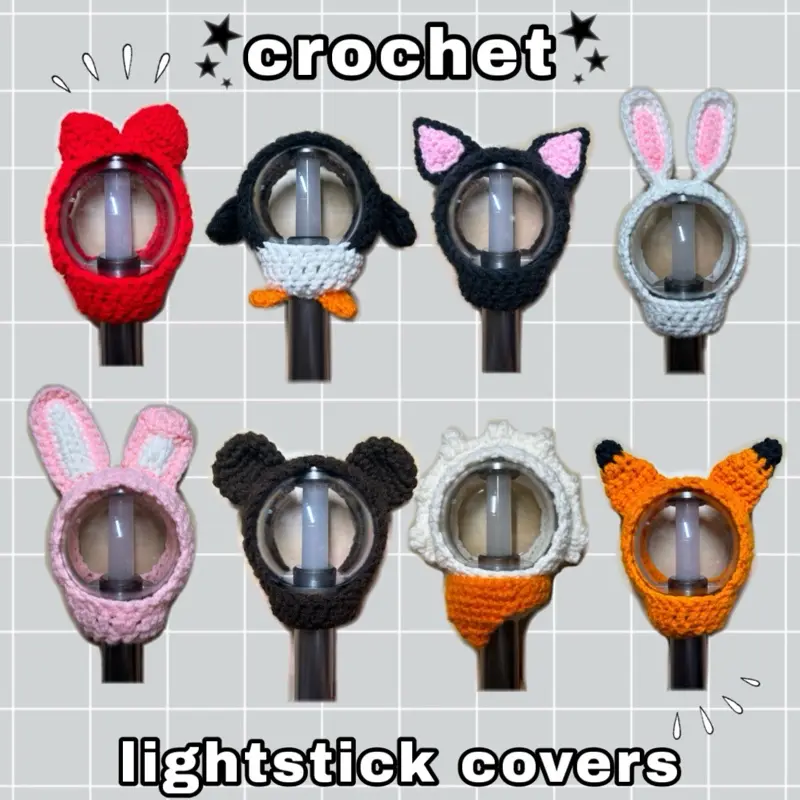 Crochet Lightstick Covers Crochet Lightstick Covers