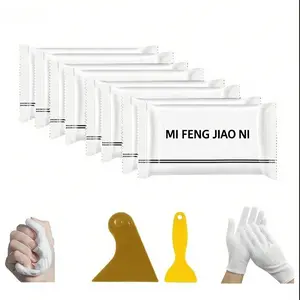 MI FENG JIA NI 10Count Waterproof Sealant Putty Quick Mending Mud Repair Wall Holes for Drain Connection Wall Hole Air Conditioning Hole Waterproof Seal Putty MirrorZone