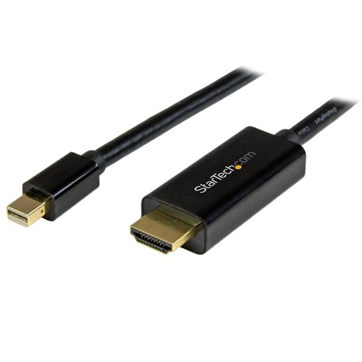 StarTech.com 6ft (2m) DisplayPort to HDMI Cable - 4K 30Hz - DisplayPort to HDMI Adapter Cable - DP 1.2 to HDMI Monitor Cable Converter - Latching DP Connector - Passive DP to HDMI Cord