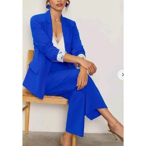 ELECTRIC BLUE DRESS PANTS