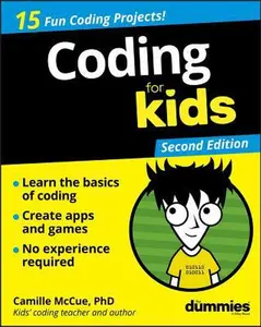 USED-Coding for Kids for Dummies by McCue, Camille (Paperback)
