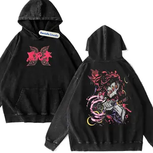 Kokushibo Demon Slayer 2 Sided Hoodies, Moon Breathing Forms Hoodies Gift For Fan Anime, Gift For Men, Gift For Women Crew Neck Trending T-shirt