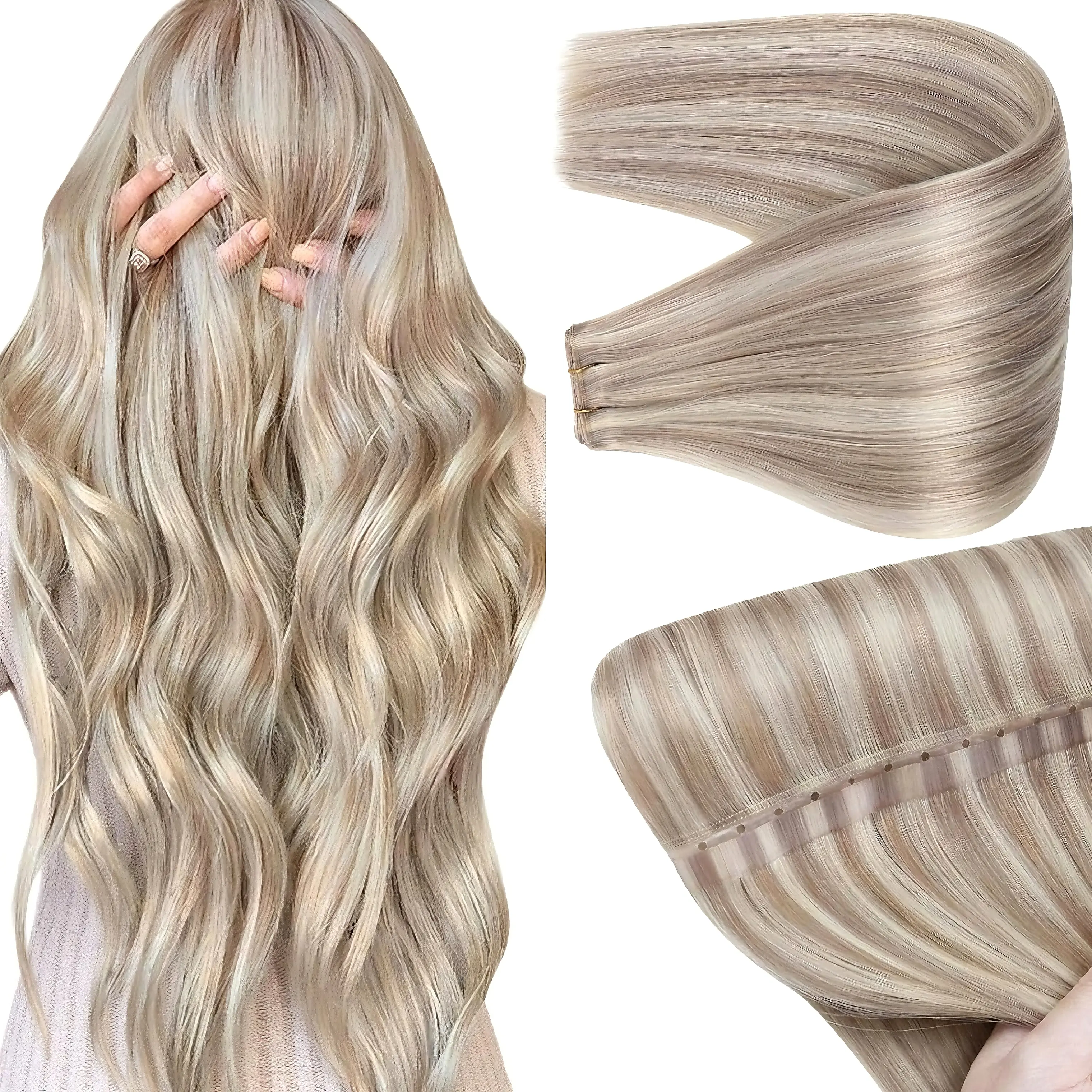 # 18/613 Ash Blonde Highlight Bleach Blonde