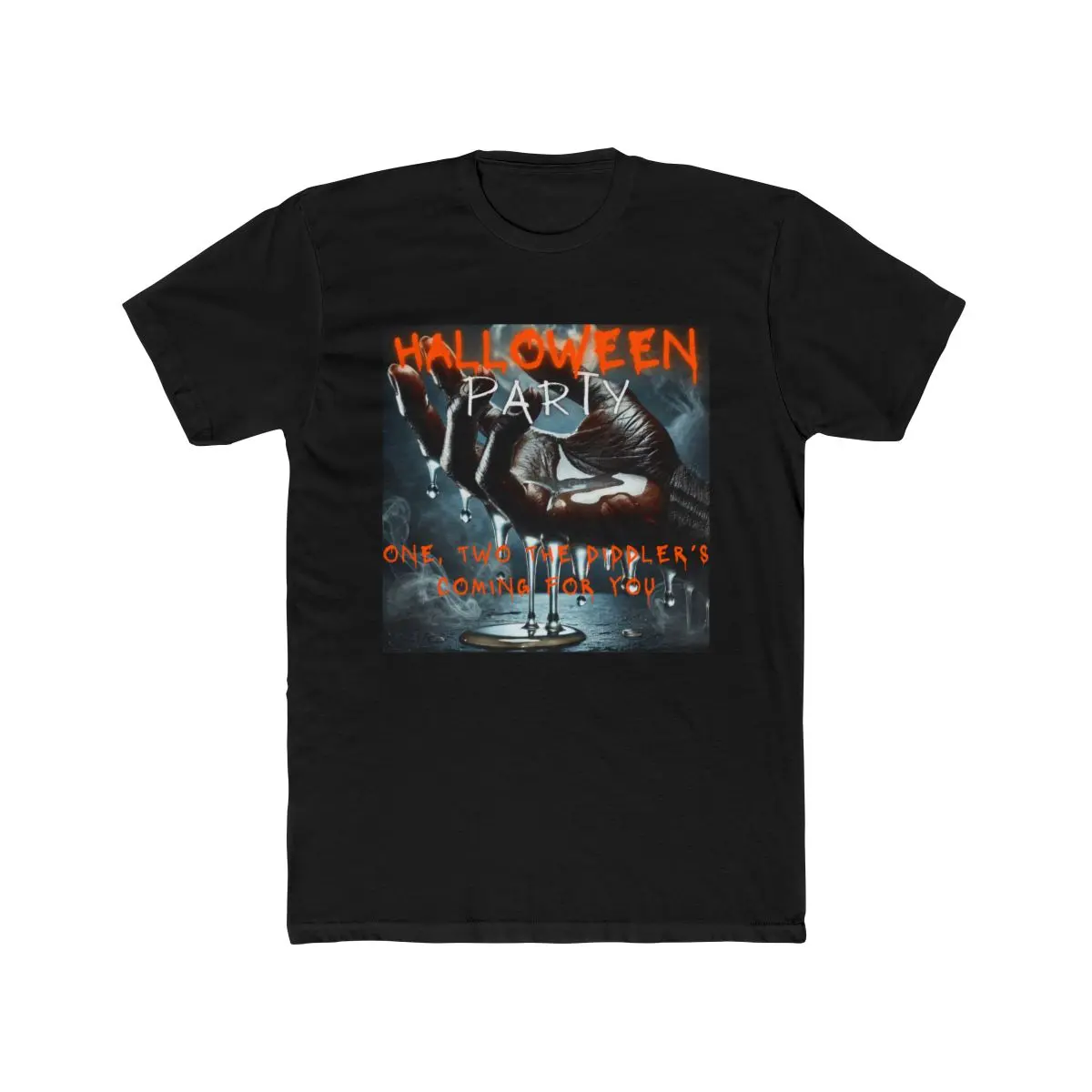Halloween Unisex Tee, The Diddler's Coming Shirt, Halloween Costume, Spooky Shirt, Halloween Party Outfit, Horror Tee Casual T-Shirt Menswear Classic