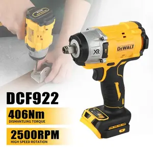 DEWALT DCF922 20V Cordless Impact Wrench 1/2 Inch High Torque 205N.m Brushless Variable Speed Electric Wrench for Professionals