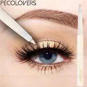 1Pc Luminous Under-Eye Pen - Soft Eye Brightening, Long-Lasting For Everyday Makeup, Beige And Pink, Eye Cosmetic, Eye Makeup Products