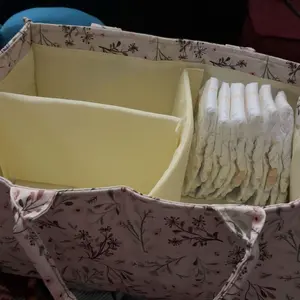 Baby Diaper Caddy - Large Organizer Tote Bag for Newborn essentials Boy or Girl - Baby Shower Basket - Nursery Must Haves - Registry Favorites - Newborn Caddie Car Travel