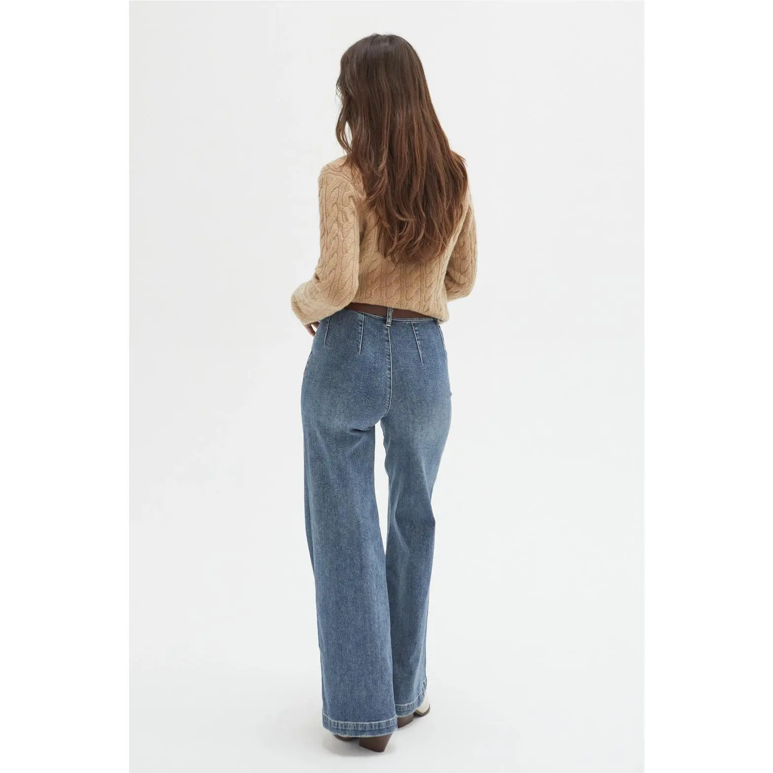 Campell Wide Leg High Rise Jean