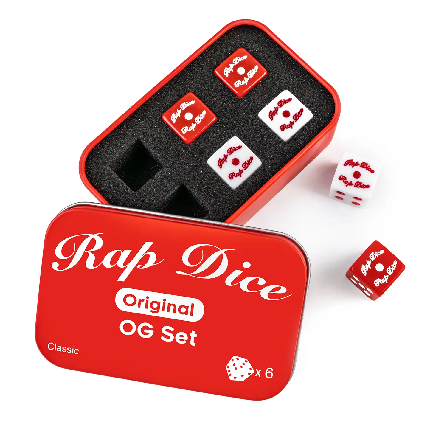 Rap Dice (6-Piece Dice OG Set) - 6 Sided Dice Rap Dice (6-Piece Dice OG Set) - 6 Sided Dice