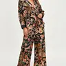Women's Fall Loungewear Set Stripe/Plaid/Stripe Print Long Sleeve Lapel Button Tops Long Pants Fall Sleepwear Womenswear Pajamas