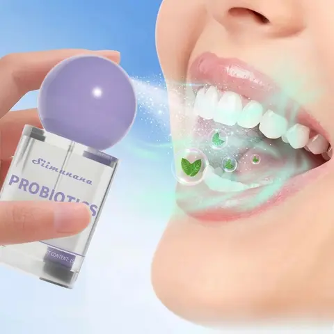 15ml Sugar-Free Gentle Probiotics Cool Mint Oral Spray for Adults, Sensitive Teeth, Whitening, Plaque Removal, Bad Breath Relief, Portable Oral Care Liquid to Restore Hygiene